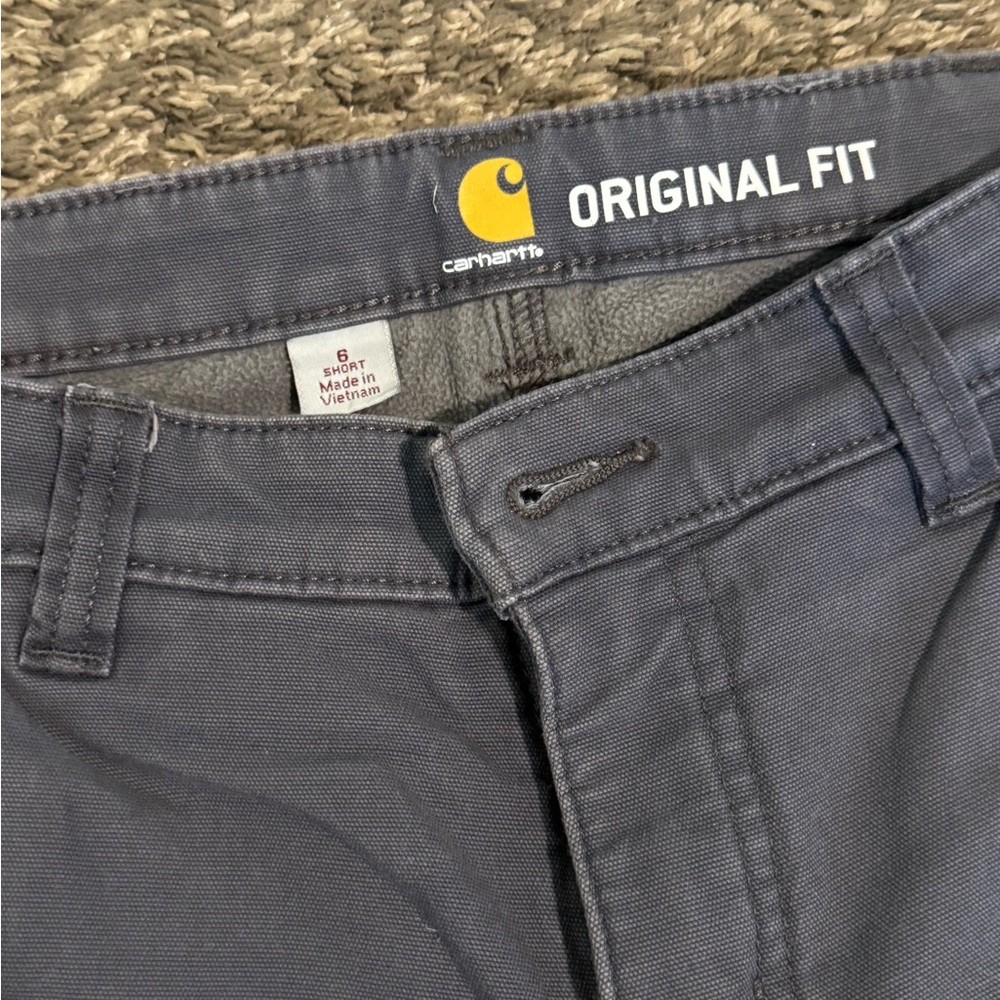 Carhartt fleece lined relaxed, fit pants size 6